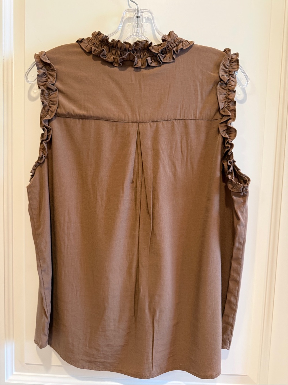 Wit & Wisdom Split Neck Ruffle Blouse - Picture 4 of 4